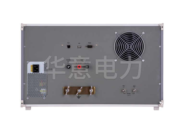 HYJF-2000 雙通道數字式局部放電檢測儀主機背麵