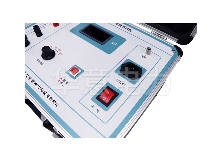 HLY-200A 回路電阻測試儀局部麵板