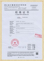 GM 係列可調高壓數字兆歐表檢定證書